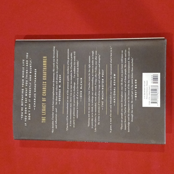 1st Edition Charles Krauthammer The Point of It All Hardcover Book - Picture 4 of 8